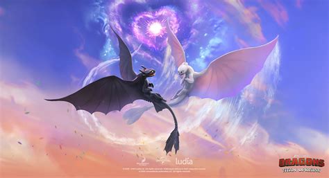 Toothless And Light Fury Wallpaper Tons of awesome toothless and light ...