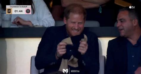 Prince Harry giddy at Messi game after 'miserable' Beyoncé show