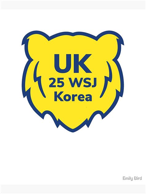 "WSJ Korea 2023 Logo" Photographic Print for Sale by XBlueMushroomX | Redbubble