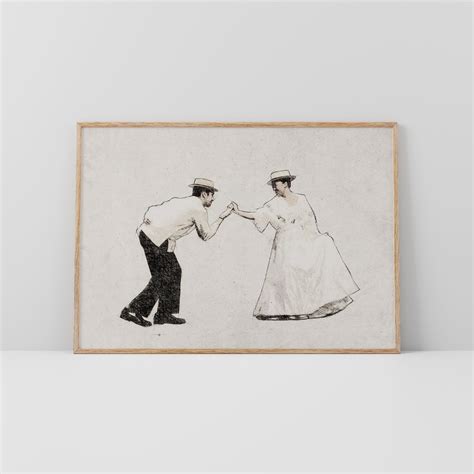 Traditional Dance Carinosa Sketch Vintage Philippines Print - Etsy