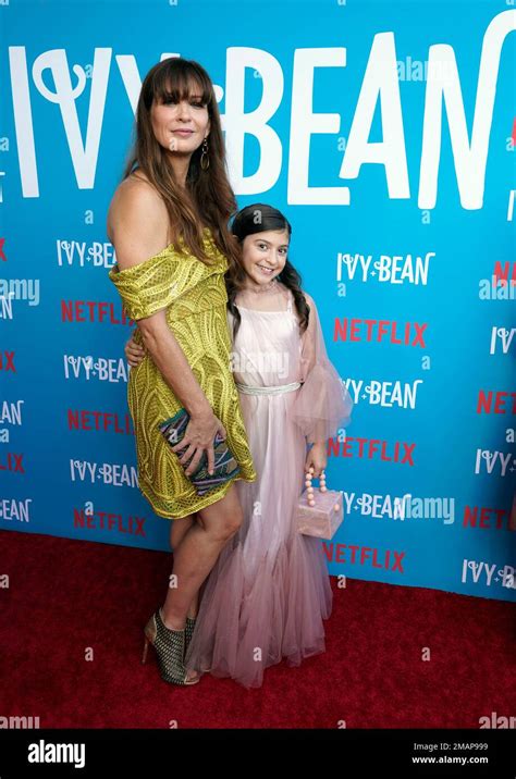 Elissa Down, left, director of "Ivy + Bean," poses with cast member ...