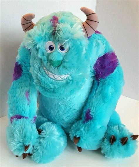 Disney Pixar Monsters Inc Sulley Plush Stuffed Animal Large 26" Aqua Blue Purple… | Plush ...