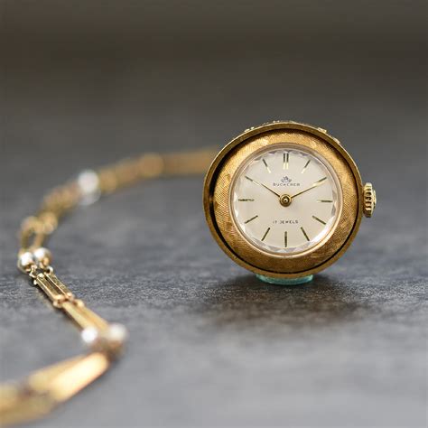 60s BUCHERER Swiss Ladies Vintage Swivel Pendant Watch – empressissi