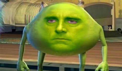 Mike wazowski but he’s high Memes - Imgflip