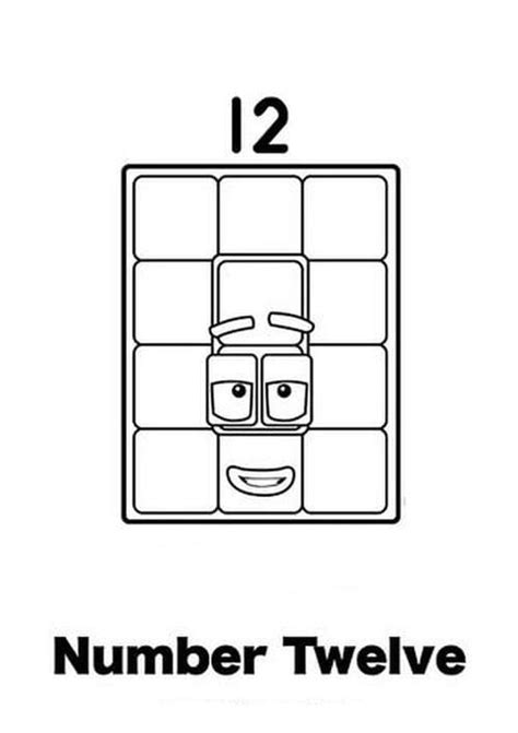 Numberblocks 2 coloring page - Download, Print or Color Online for Free