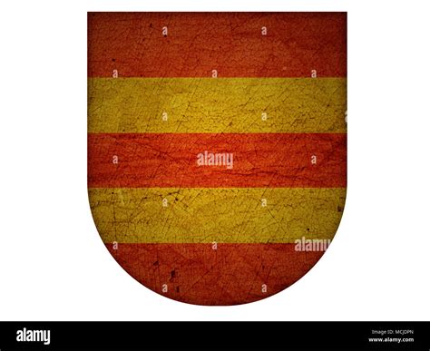 old vintage coat of arms of Aust Agder region of norway Stock Photo - Alamy