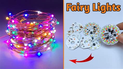 How To Make Fairy Lights At Home | Diwali Decoration Ideas | Home ...