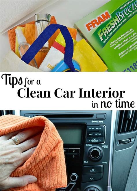 Tips for a Clean Car Interior in No Time (With images) | Cleaning car interior, Diy car cleaning ...