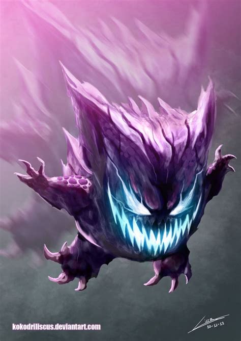 Scary Gengar | Ghost pokemon, Pokemon, Cute pokemon wallpaper