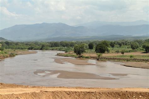 Omo River in Ethiopia stock image. Image of rain, jungle - 93874979