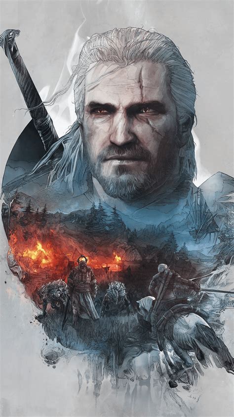 Geralt Of Rivia Mobile Hd Wallpapers - Wallpaper Cave