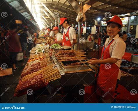 Beijing Snack Night Market,China Editorial Photography - Image of street, beijing: 20823292