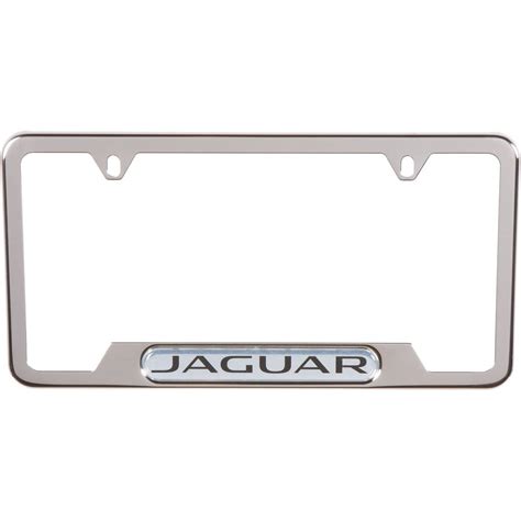 Jaguar Stainless Steel License Plate Frame | Moss Motors