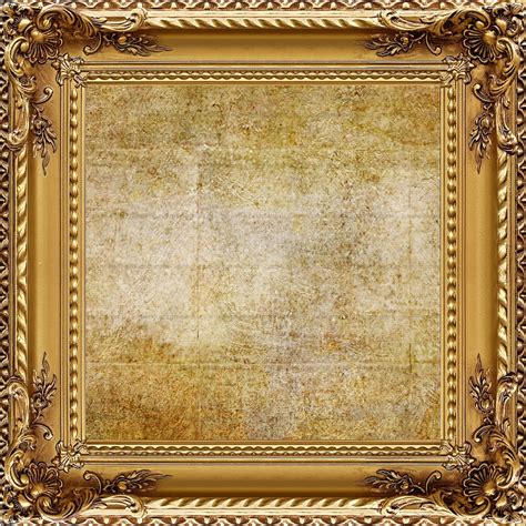 Golden Baroque Frame Free Stock Photo - Public Domain Pictures