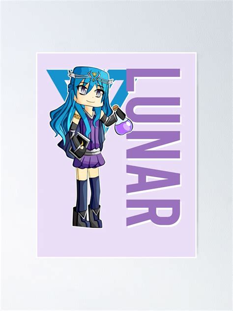 "Lunar Itsfunneh Funneh Krew gamer fan art 2022" Poster for Sale by ...