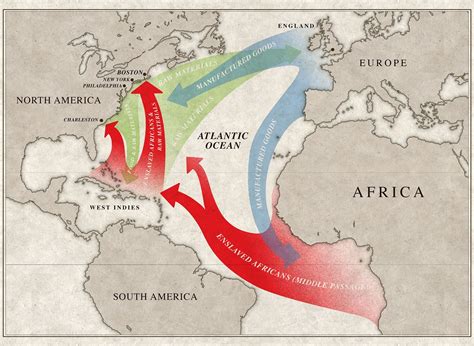 Atlantic Slave Trade Route