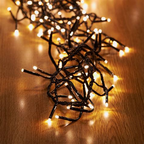 B&M: 480 LED Cluster Christmas Lights - Warm White | Decorations, Xmas