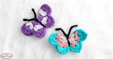 Free Quick Crochet Butterfly Pattern - Nicki's Homemade Crafts