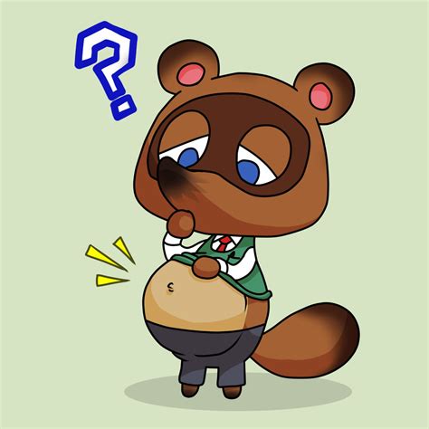 Tom Nook Fanart - meioambientesuianealves