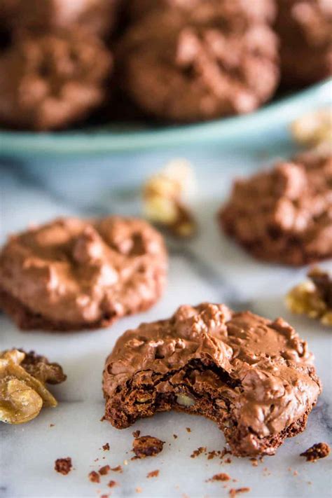 Chocolate Meringue Cookies - Simply Home Cooked