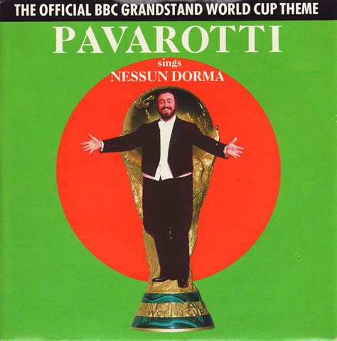 Luciano Pavarotti – Nessun Dorma (1990, Silver Injection Labels, Vinyl ...