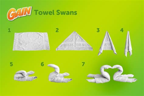 Who doesn't love a towel swan? Here's how to make your own. #client ...