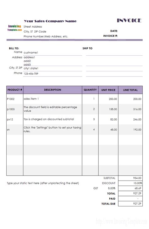 Free Bookkeeping Invoice Template (FREE - 2024 Updated) - Bonsai