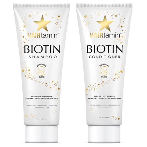 Biotin Shampoo & Conditioner for Dry or Dull Hair - 1 Set – HAIRtamin