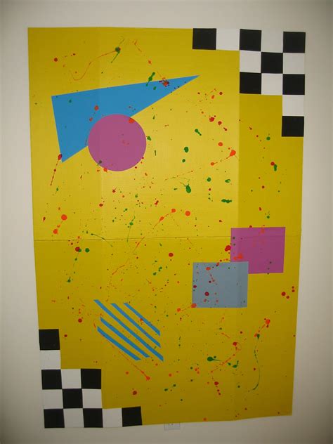 Anne's 80s backdrop | Anne made this out of supplies from th… | Flickr