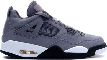 Air Jordan 4 (IV) Retro Cool Greys Cool Grey / Chrome - Dark Charcoal ...