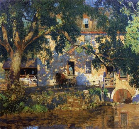 Landscape Painting by American Impressionist Artist Daniel Garber ~ Blog of an Art Admirer