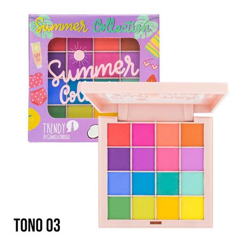 PALETA DE SOMBRAS SUMMER COLLECTION TRENDY