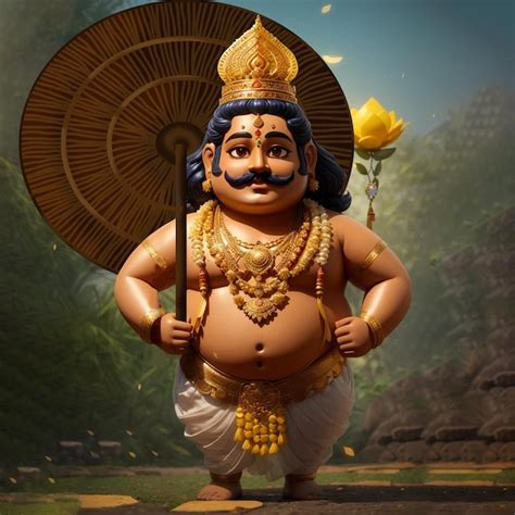 Festival Onam Mahabali | Premium AI-generated image