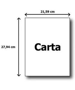 ¿Cuál es la diferencia entre Tamaño Carta y A4? - DIFIERE