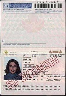 Canadian passport - Wikipedia