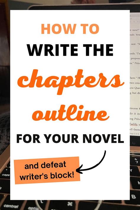 Outlining novel chapters | Fiction writing tips | Novel writing outline, Writing a novel tips ...