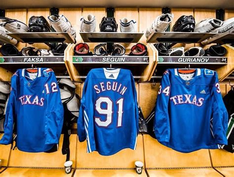 Texas Rangers inspired jerseys by the Dallas Stars : hockeyjerseys