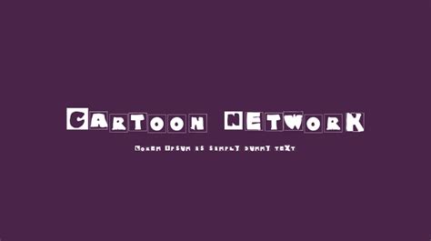 Cartoon Network Font : Download Free for Desktop & Webfont