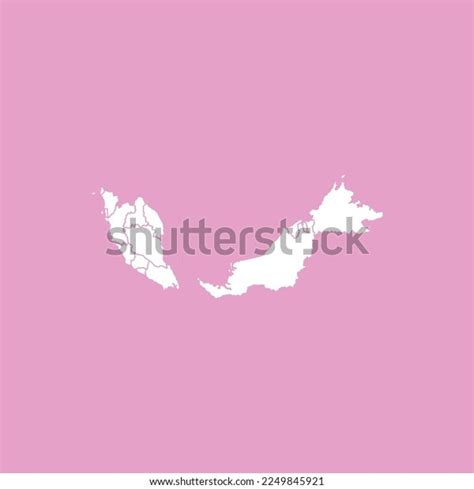 High Detailed Map Malaysia Stock Vector (Royalty Free) 2249845921 | Shutterstock