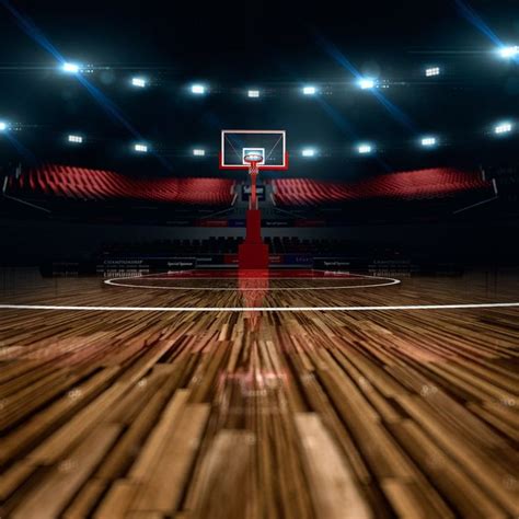 Basketball Court Backdrop Sport Arena ,backboard,sports Studio Printed Fabric Photography ...
