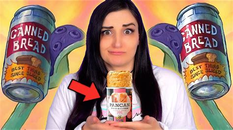 I Tried Canned Bread - YouTube