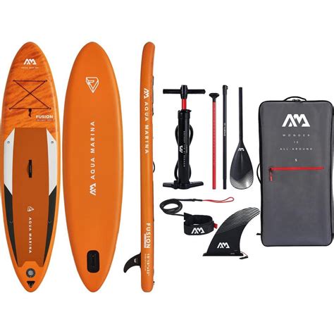 AM AQUA MARINA Fusion 10 ft. 10 in., All-Around Inflatable Stand-Up Paddle Board, With Paddle ...