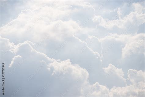 white cloud background and texture. white sky in cloudy day. Stock Photo | Adobe Stock