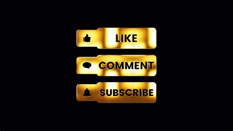 Loop of Like Comment Subscribe word nameplate text 24486708 Stock Video ...