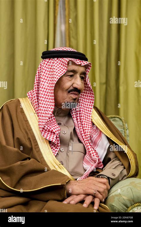 King salman at his palace in riyadh hi-res stock photography and images ...