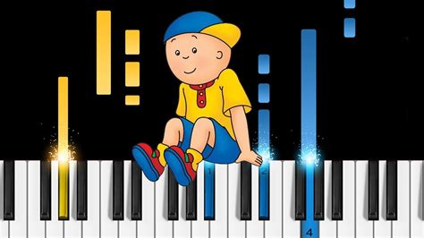 Caillou Theme Song - Piano Tutorial & Sheets - YouTube