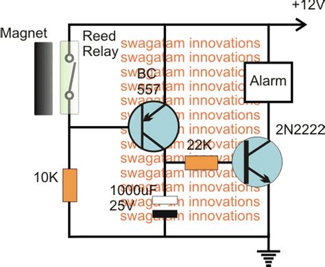 Door Security Alarm Circuit for Alerting if Door was Opened – Homemade ...