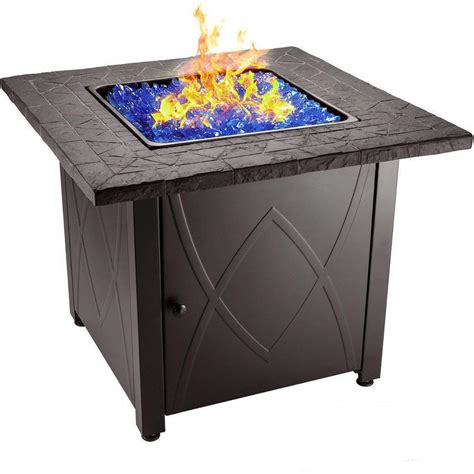 Endless Summer 30" Outdoor Propane Gas Fire Pit Table (Blue Fireglass)- Buy Online in United ...