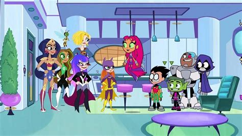 DC SUPER HERO GIRLS and TEEN TITANS GO! crossover in "Space-cation" special