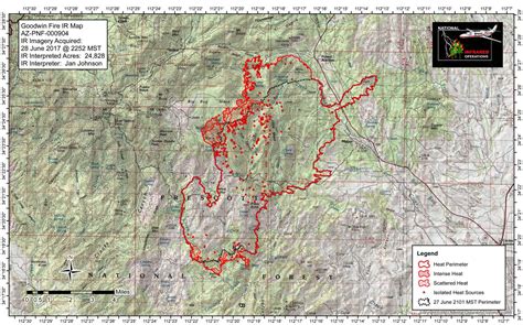 Fire Map From U.S. Forest Service - Prescott National Forest - Walker Community